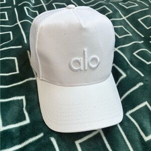 Alo White Trucker Hat